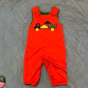 Bailey boys reversible outfit cars/Christmas